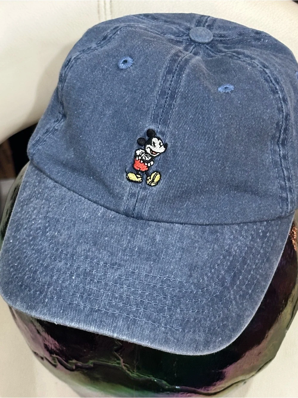 NWOT Mickey Mouse Denim Cap